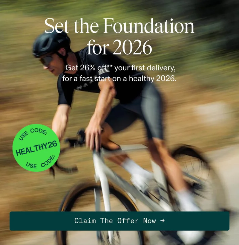 26% off your first subscription delivery