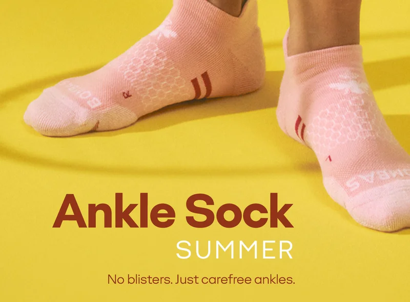 Ankle Sock SUMMER. No blisters. Just carefree ankles.