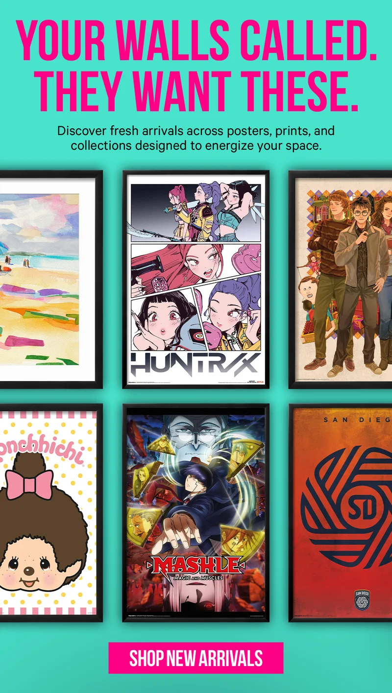 Your Walls Called. They Want These: Discover fresh arrivals across posters, prints, and collections designed to energize your space.