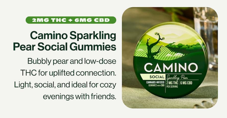 Camino Sparkling Pear Social Gummies