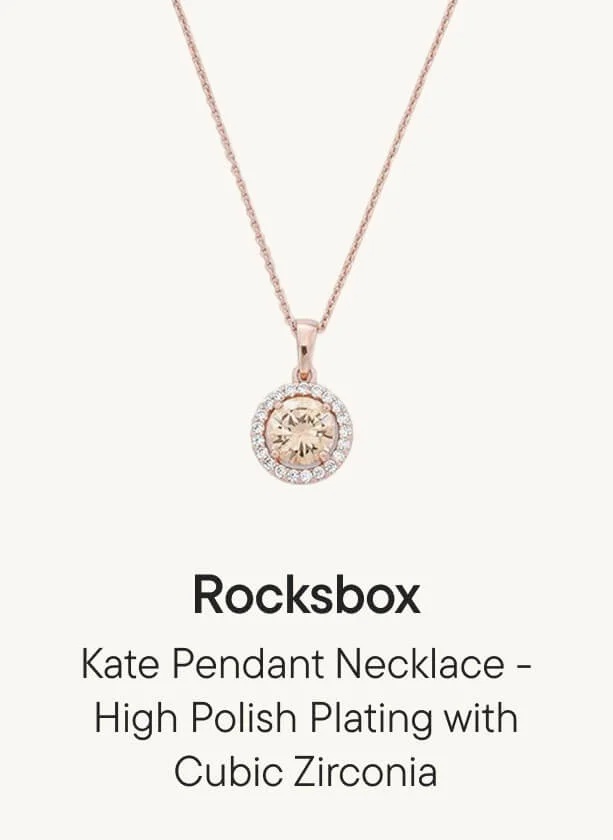 Kate Round Pendant Necklace