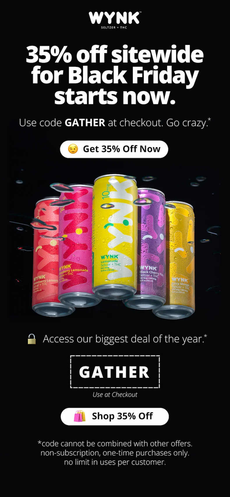 Our biggest sale of the year: 35% off. Use code GATHER at checkout. [Get 35% off now]