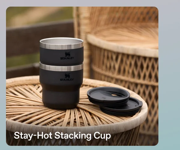 Stay-Hot Stacking Cup