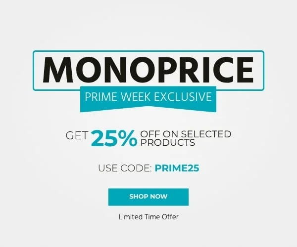 Monoprice Prime Week Exclusive! Get 25% Off On Selected Products. Use Code: discount code. Limited Time Offer. Shop Now.