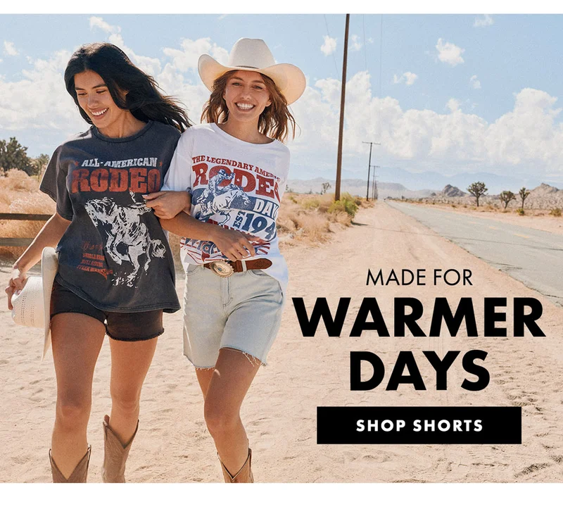 Made for warmer days shop shorts