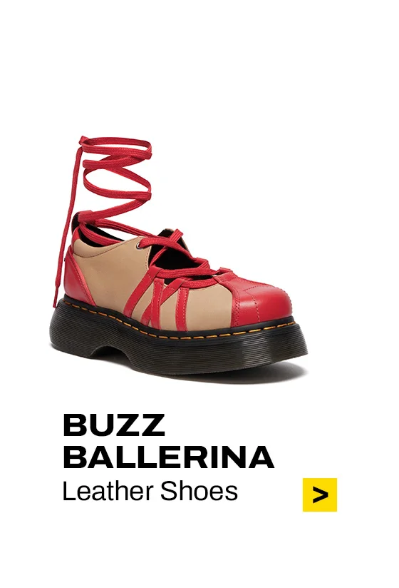 BUZZ BALLERINA LEATHER SHOES