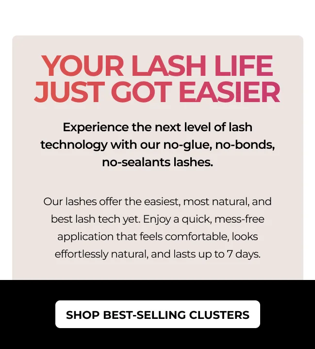 Your Lash Life Just Got Easier: Shop Best-Selling Clusters