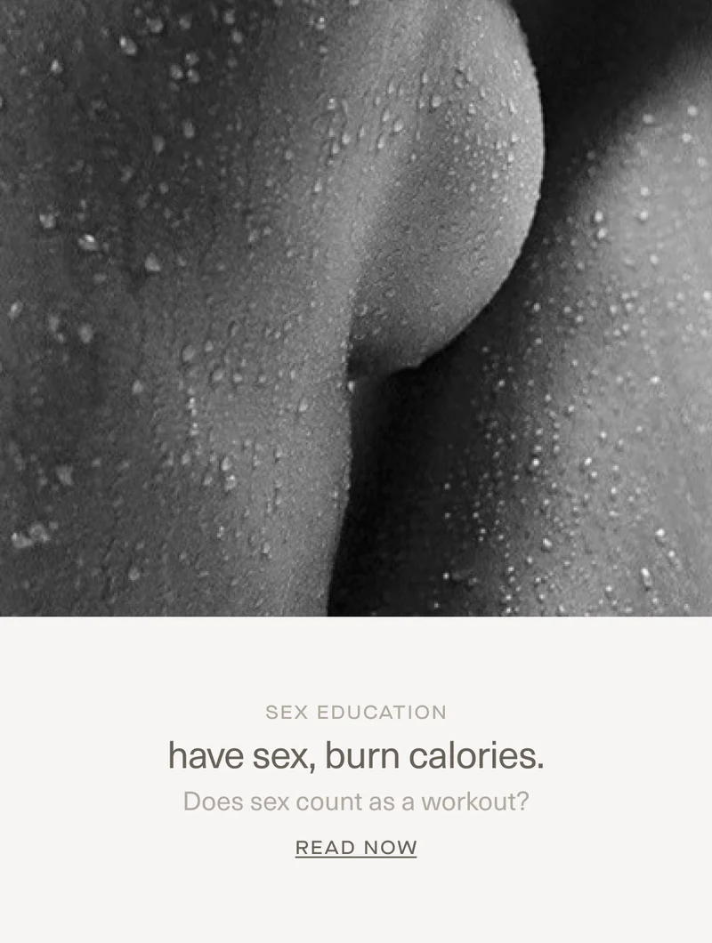SEX EDUCATION | have sex, burn calories. | Does sex count as a workout? | Read Now