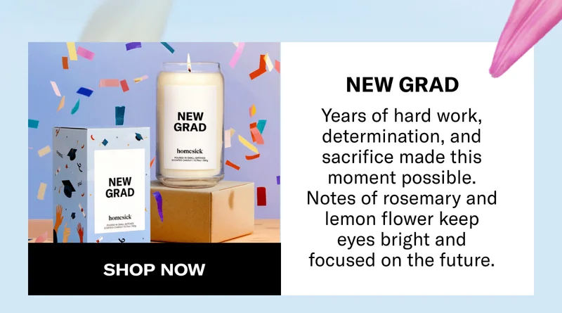 New Grad | Years of hard work, determination, and sacrifice made this moment possible. Notes of rosemary and lemon flower keep eyes bright and focused on the future. | Shop now