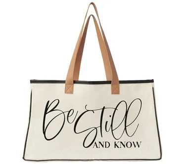 The Vintage Sparrow Inspirational Canvas Tote Bag