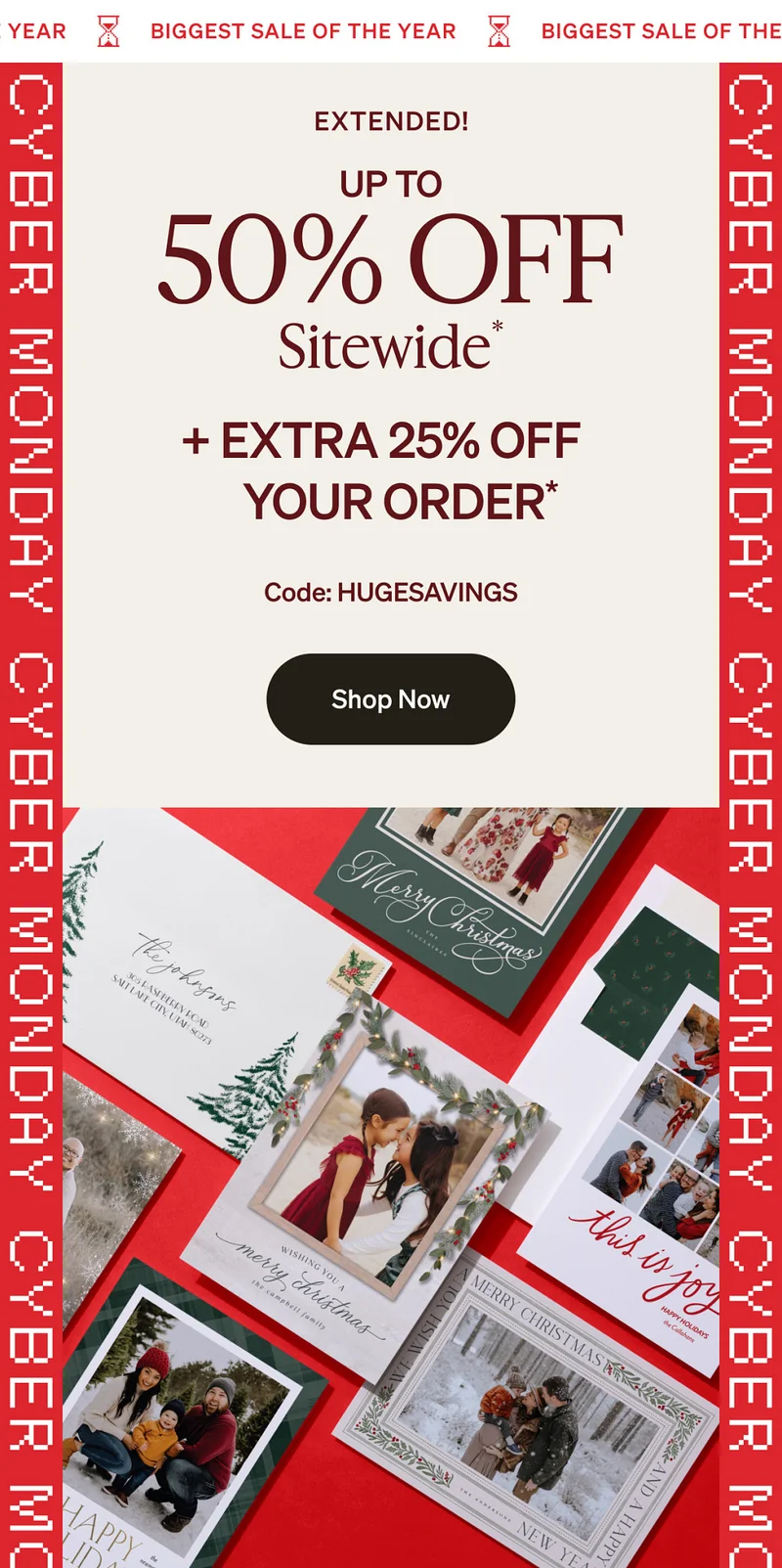 Up to 50% Off Sitewide + Extra 25% Off
