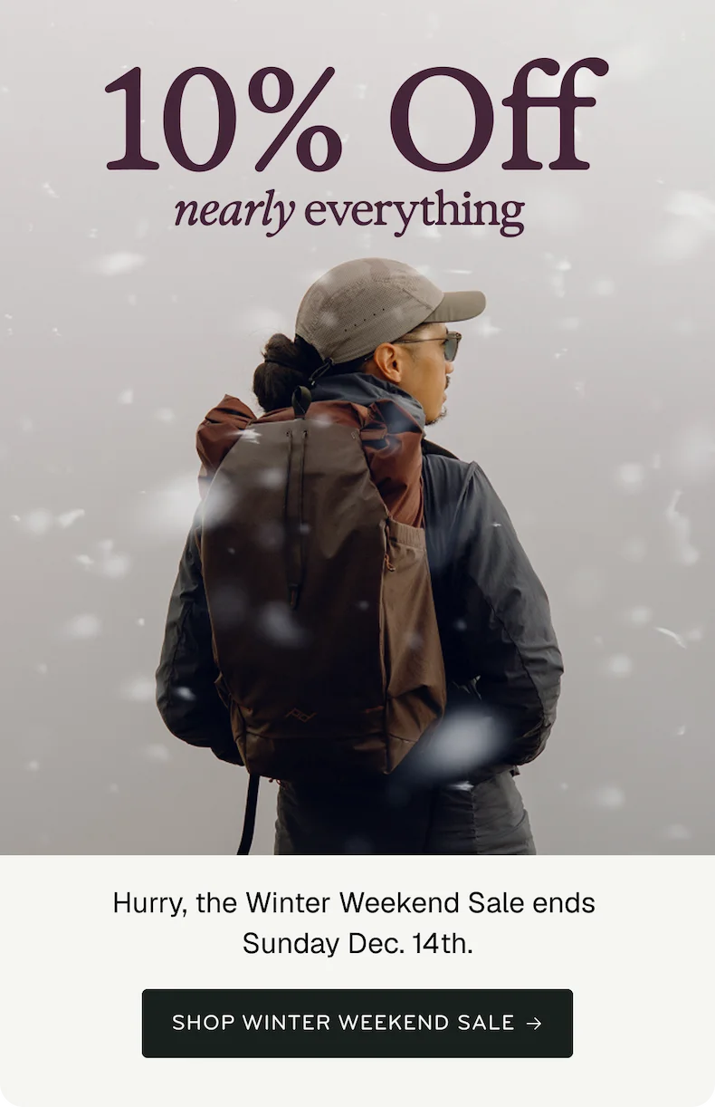 10% off nearly everything, now through Sunday