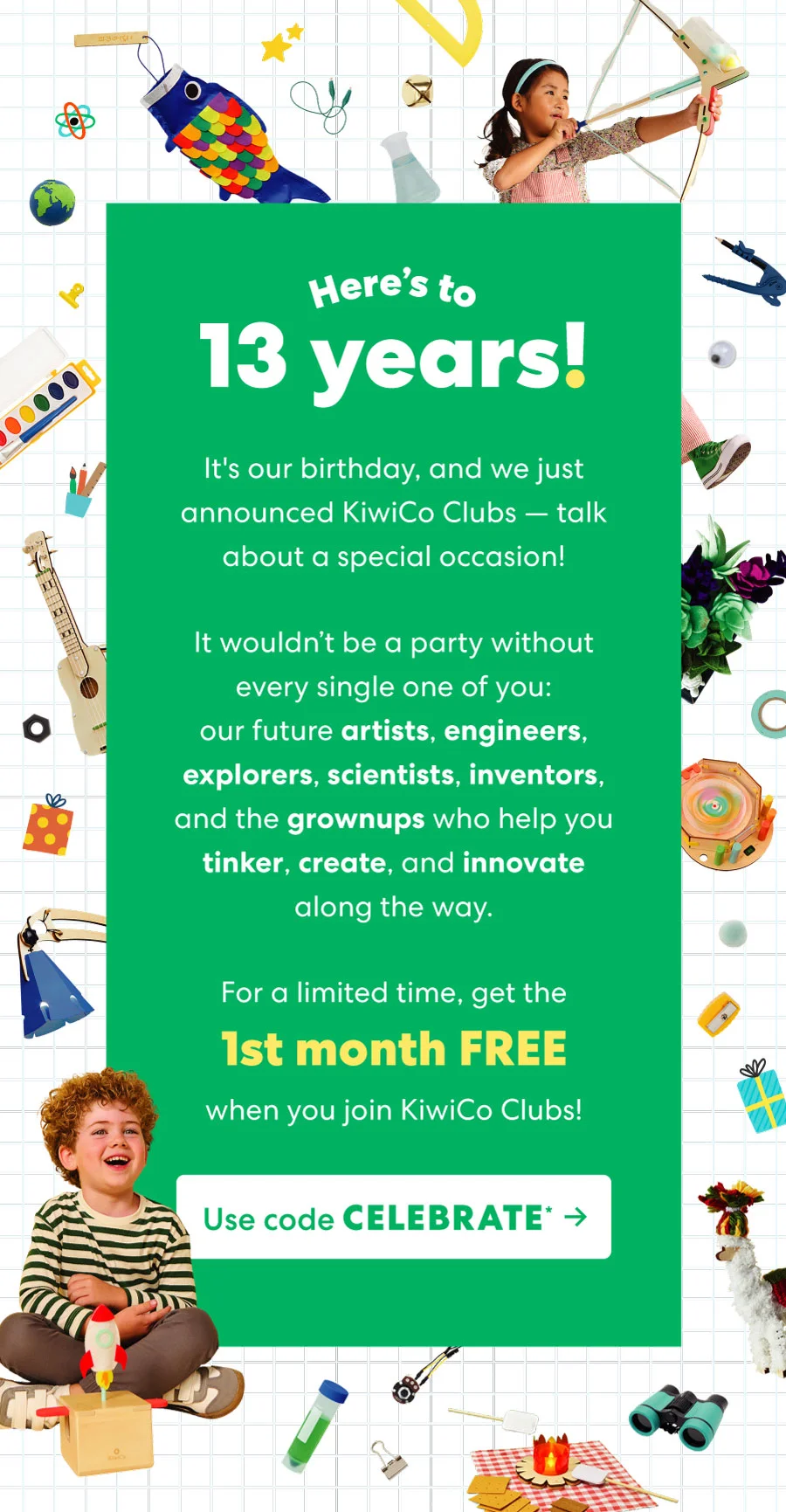 Here's to 13 years!