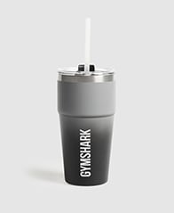 Insulated Straw Cup - Smokey Grey/Black.