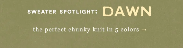 sweater spotlight: dawn, the perfect chunky knit in 5 colors