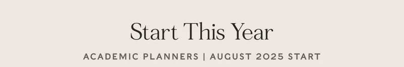 Shop Academic Planners