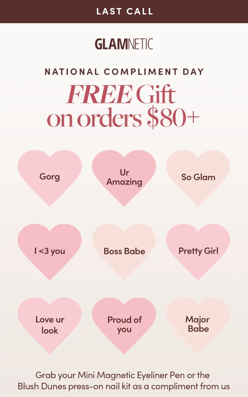 Free Gift on Orders $80+