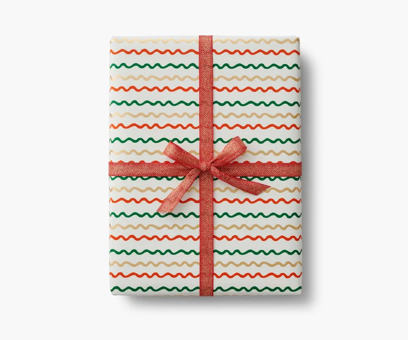 Image of Holiday Wrapping Roll - Ribbon Stripe