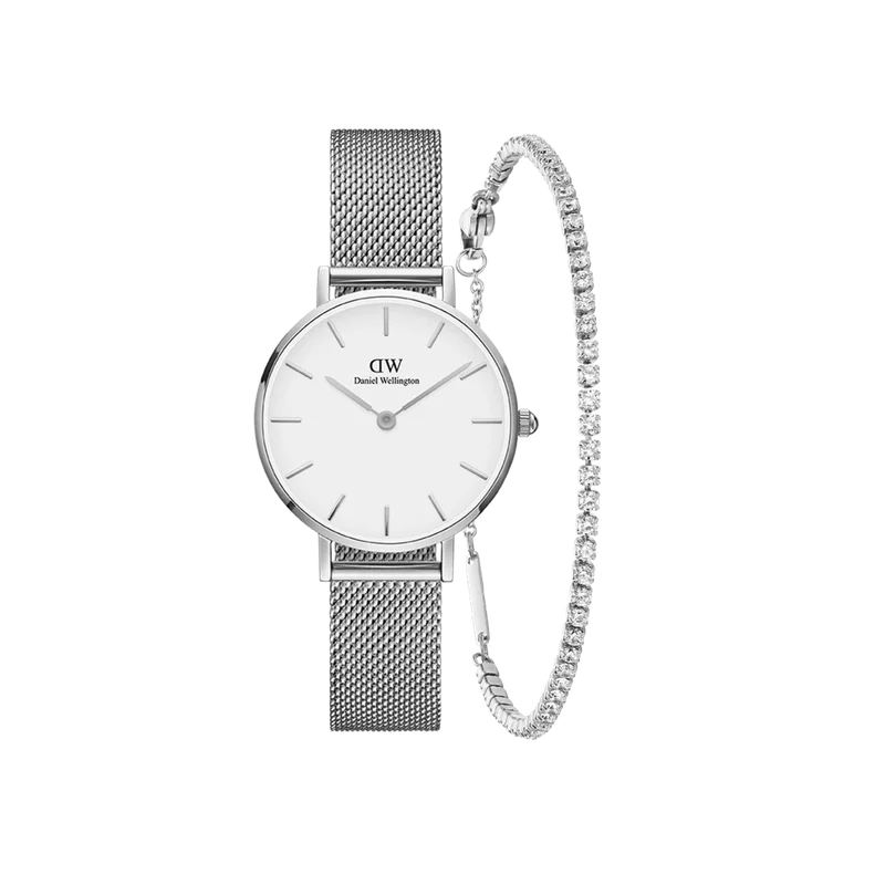 Image of Petite Sterling & Tennis Silver Set
