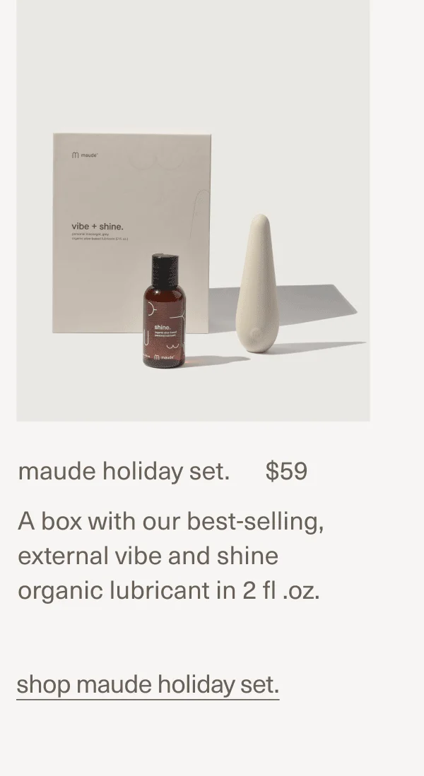 maude holiday set