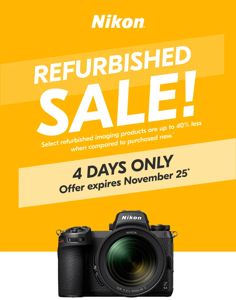 Nikon | Refurbished Sale! | 4 Days Only