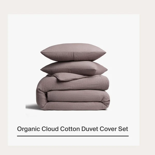 Organic Cloud Cotton Duvet Cover Set