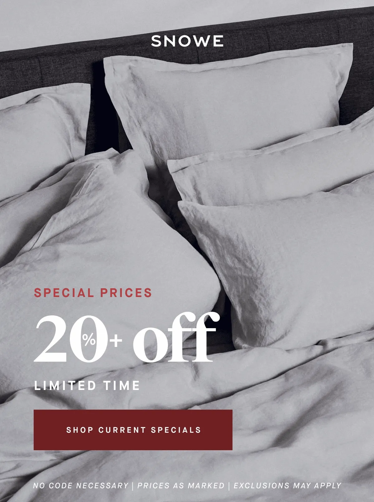 SPECIAL PRICES 20%+ off limited time shop current specials