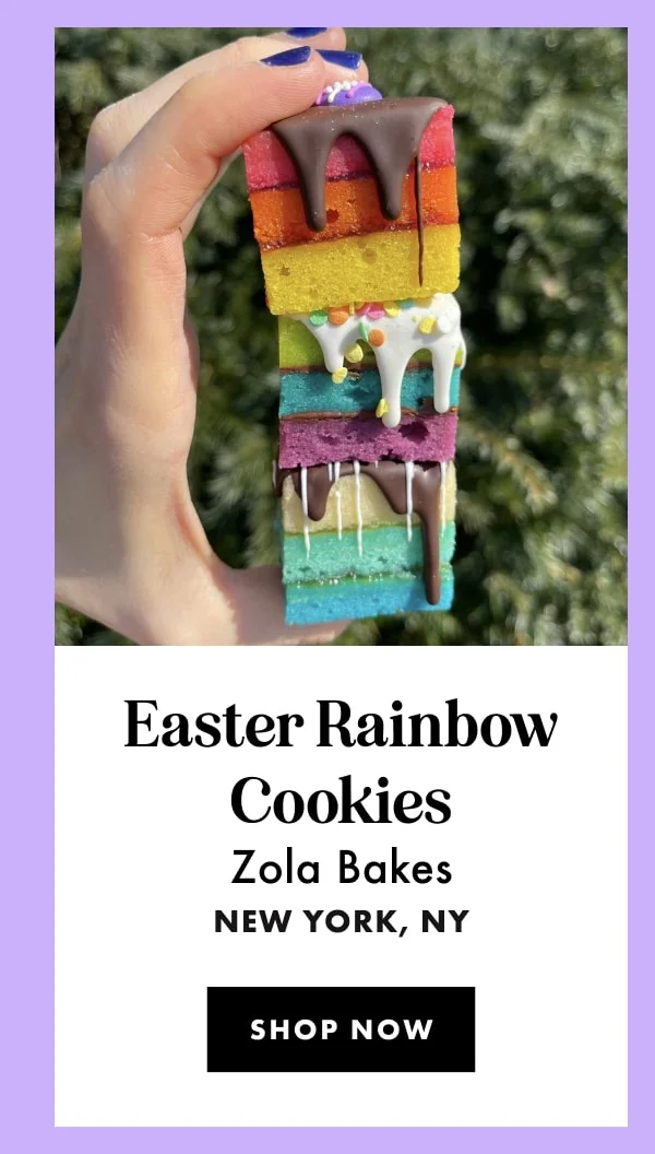 Zola Bakes Rainbow Cookies Zola Bakes Rainbow Cookies