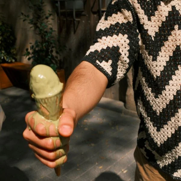 Melting ice cream