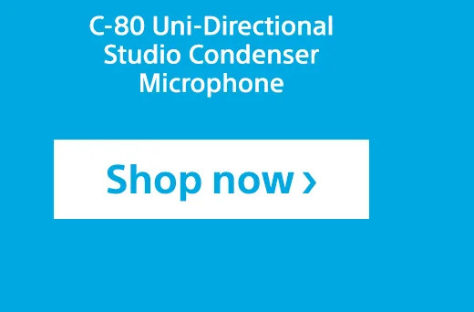 C-80 Uni-Directional Studio Condenser Microphone Shop now