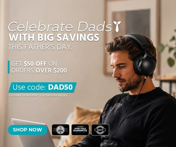 Celebrate Dad with Big Savings This Father’s Day. Get $50 off on orders over $200 Use code: discount code