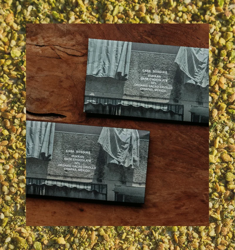 Pistachio Dukkah Chocolate Bar