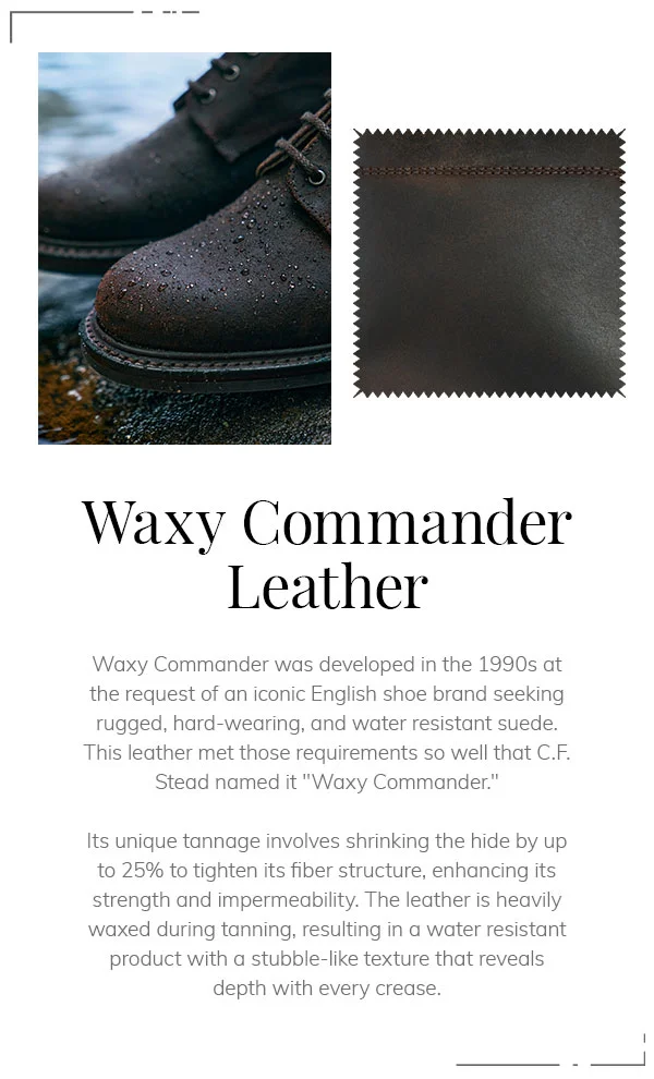 Waxy Commander Leather