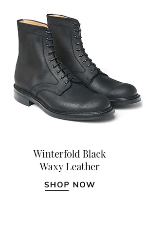 Winterfold Black Waxy Leather