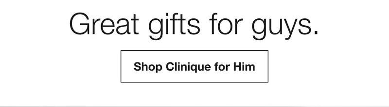Great gifts for guys. | Shop Clinique for Him