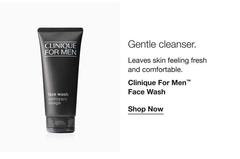 Gentle cleanser. | Leaves skin feeling fresh and comfortable. | Clinique For Men™ Face Wash | Shop Now