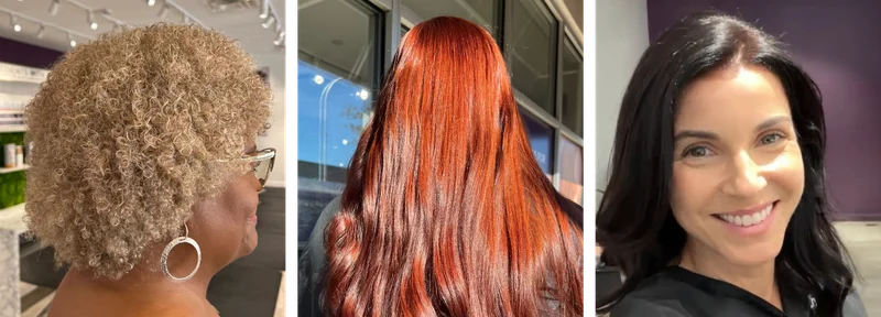 Hair color bar results