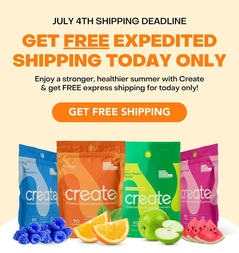 Last call for expedited shipping for the 4th of July!