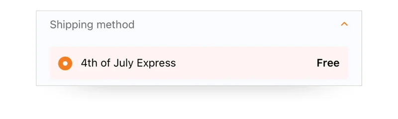 Last day for express shipping for the 4th of July!