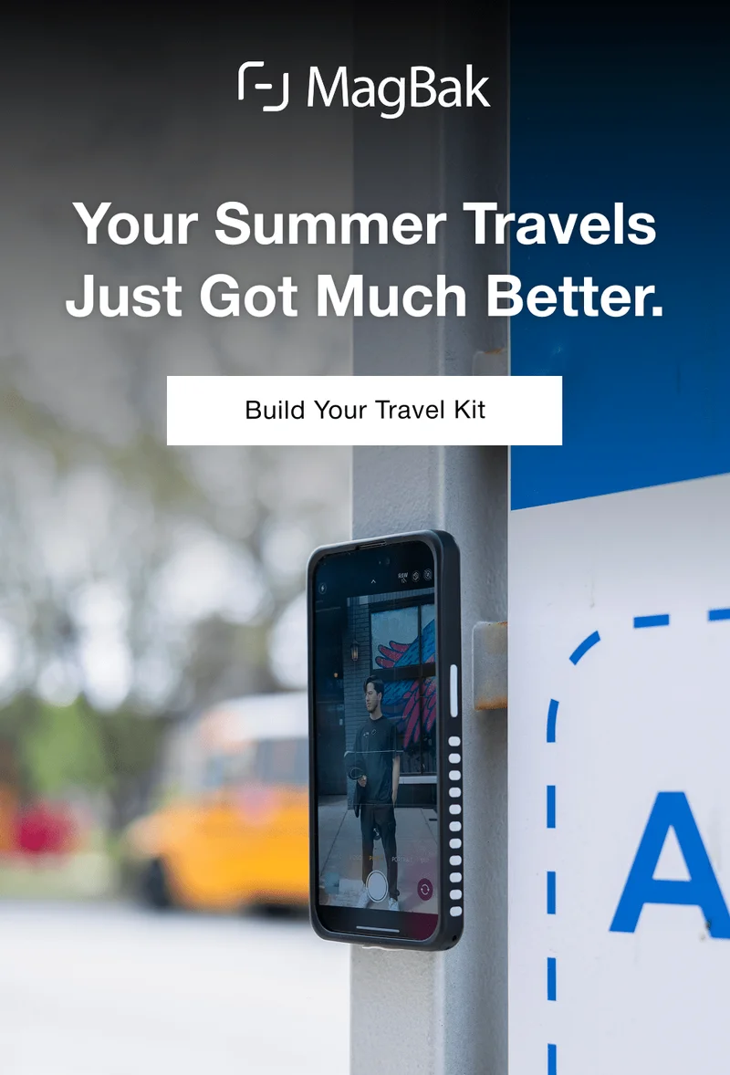Your Summer Travels Just Got Much Better. Build Your Travel Kit. Upgrade Your Travels with MagBak Essentials