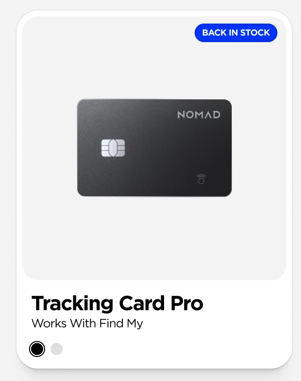 Tracking Card Pro. Works with Find My.