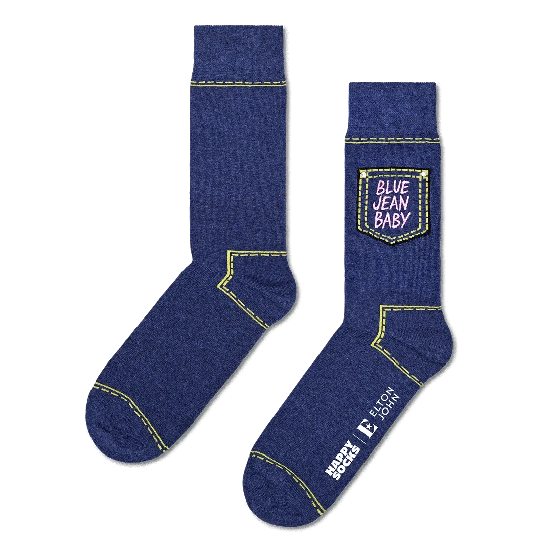 Blue Jean Baby Sock