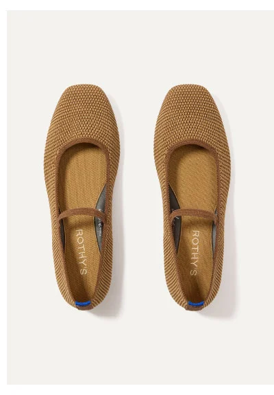 Wheat Raffia-Knit Max Square Mary Jane