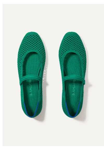 Clover Mesh Square Mary Jane