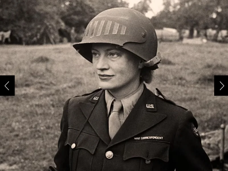 Elizabeth 'Lee' Miller—seen here in a portrait taken circa 1943—lived a boundary-breaking life as a fashion model, Surrealist artist, and a war photographer who captured iconic images of WWII. Her life story is the subject of a biopic starring Kate Winslet.