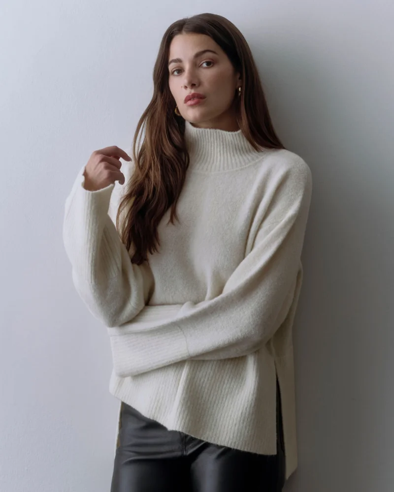 Relaxed Turtleneck Sweater