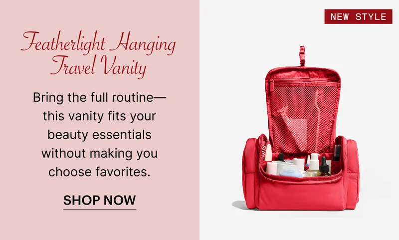 Featherlight Hanging Travel Vanity