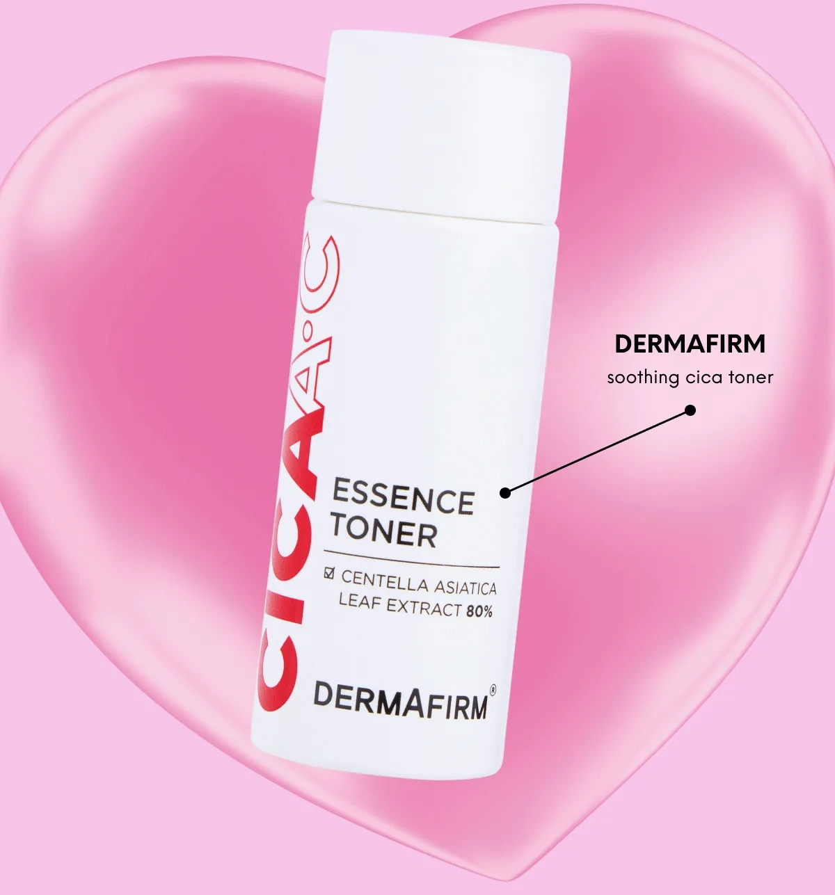 DERMAFIRM soothing cica toner / DEW OF THE GODS retinol facial oil / MOBEAUTY jelly blush / PINKY B BEAUTY lip liner + gloss duo
