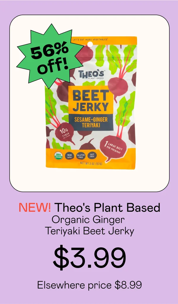 Organic Ginger Teriyaki Beet Jerky