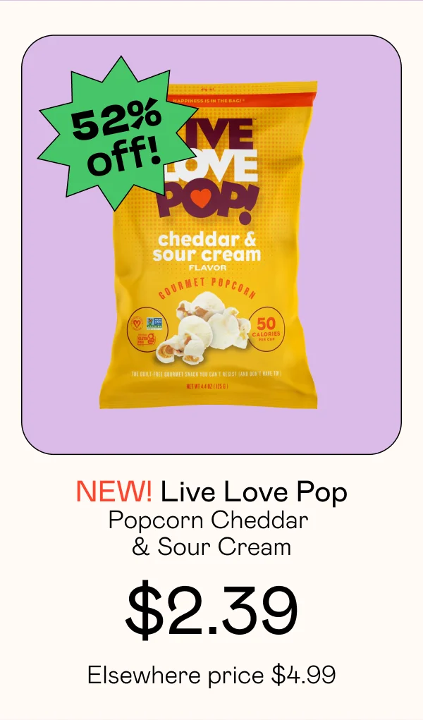 Popcorn Cheddar & Sour Cream